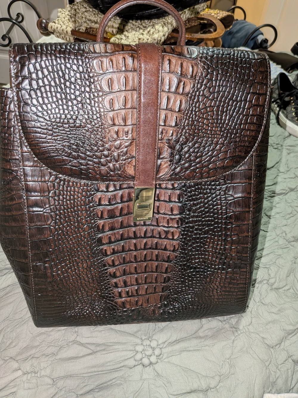 Brahmin Leather Backpack